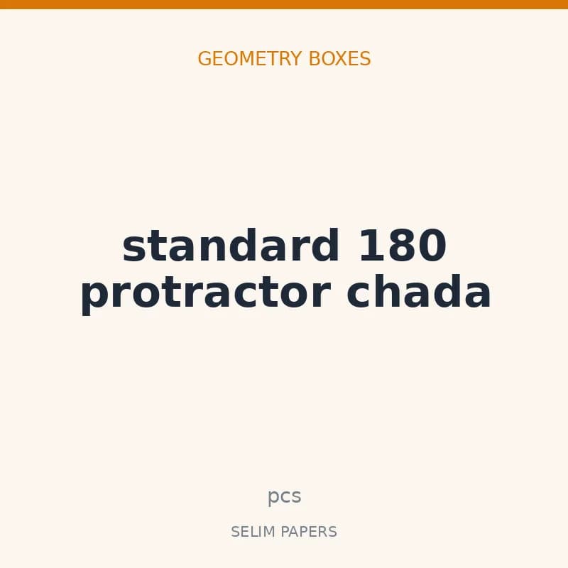 standard 180 protractor chada