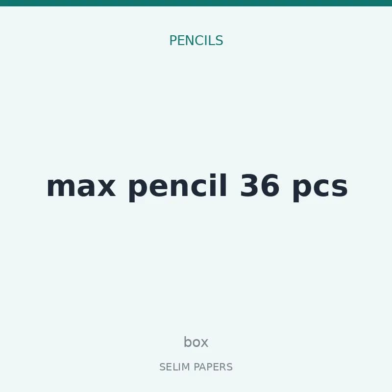 max pencil 36 pcs - Image 1