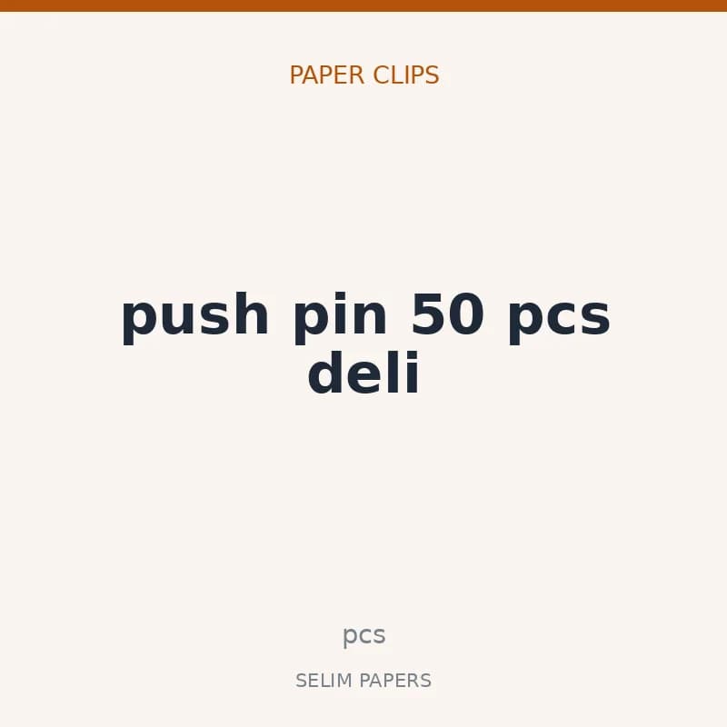 push pin 50 pcs deli