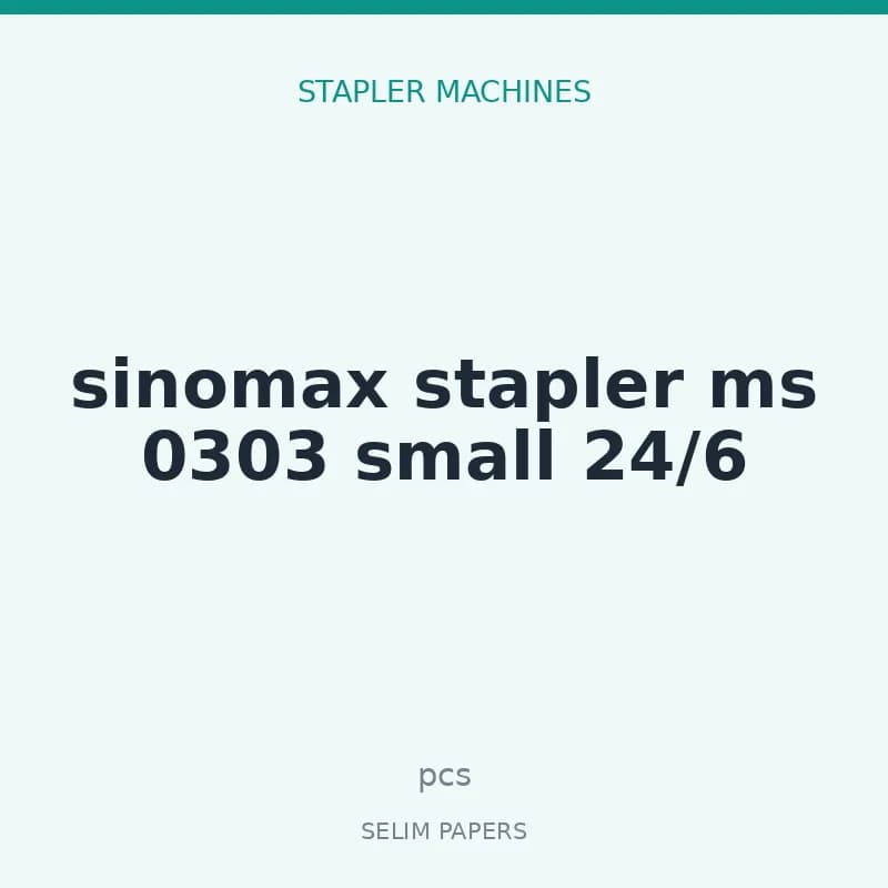 sinomax stapler ms 0303 small 24/6 - Image 1