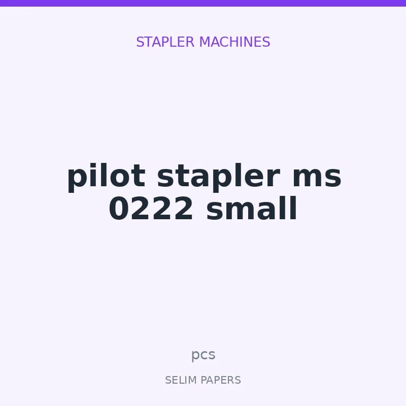 pilot stapler ms 0222 small - Image 1