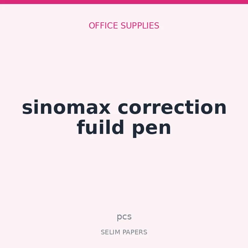 sinomax correction fuild pen - Image 1