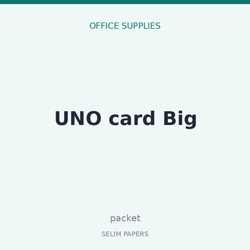 UNO card Big - Image 1