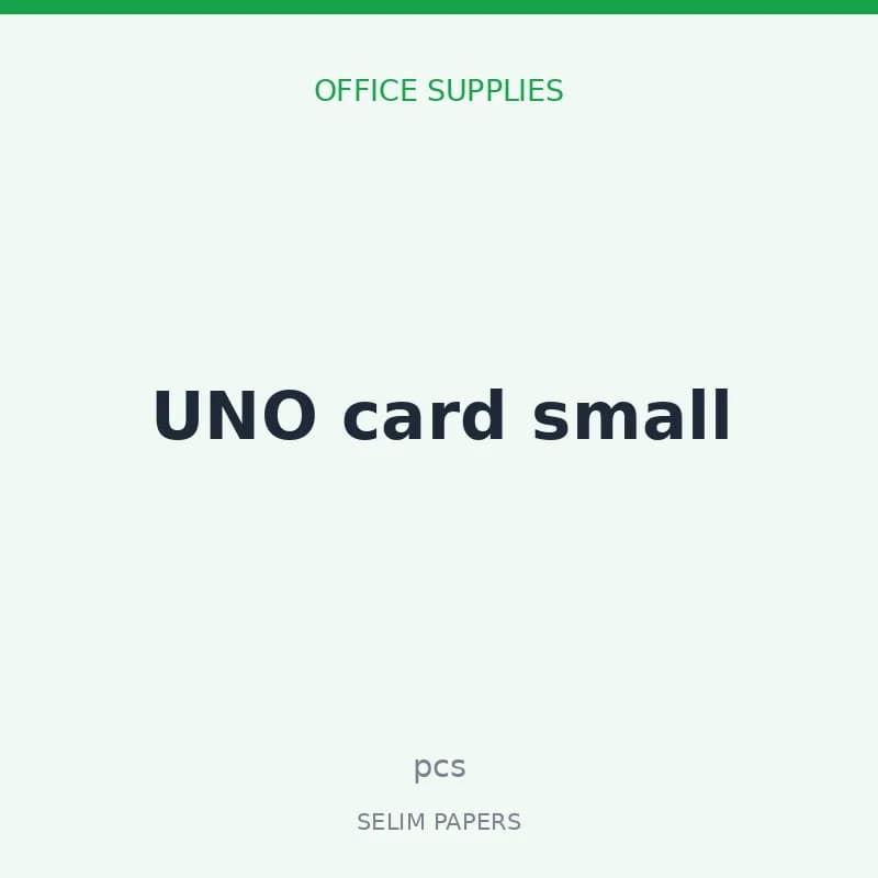 UNO card small - Image 1