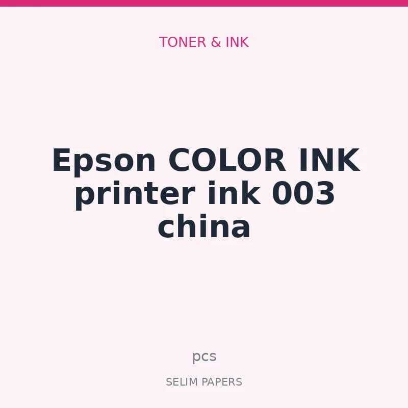 Epson COLOR INK printer ink 003 china - Image 1