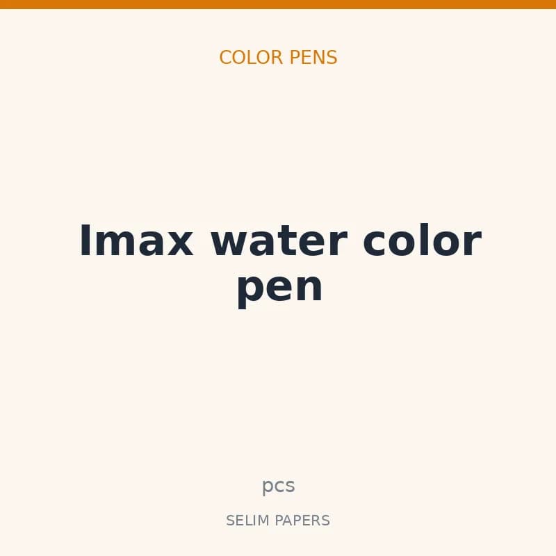 Imax water color pen - Image 1