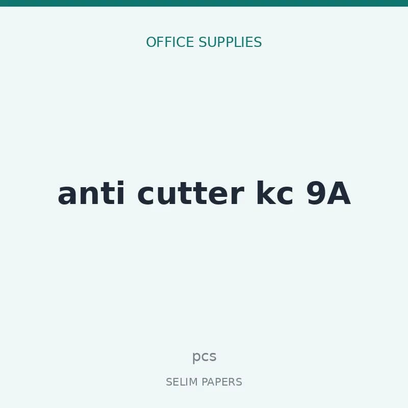 anti cutter kc 9A - Image 1