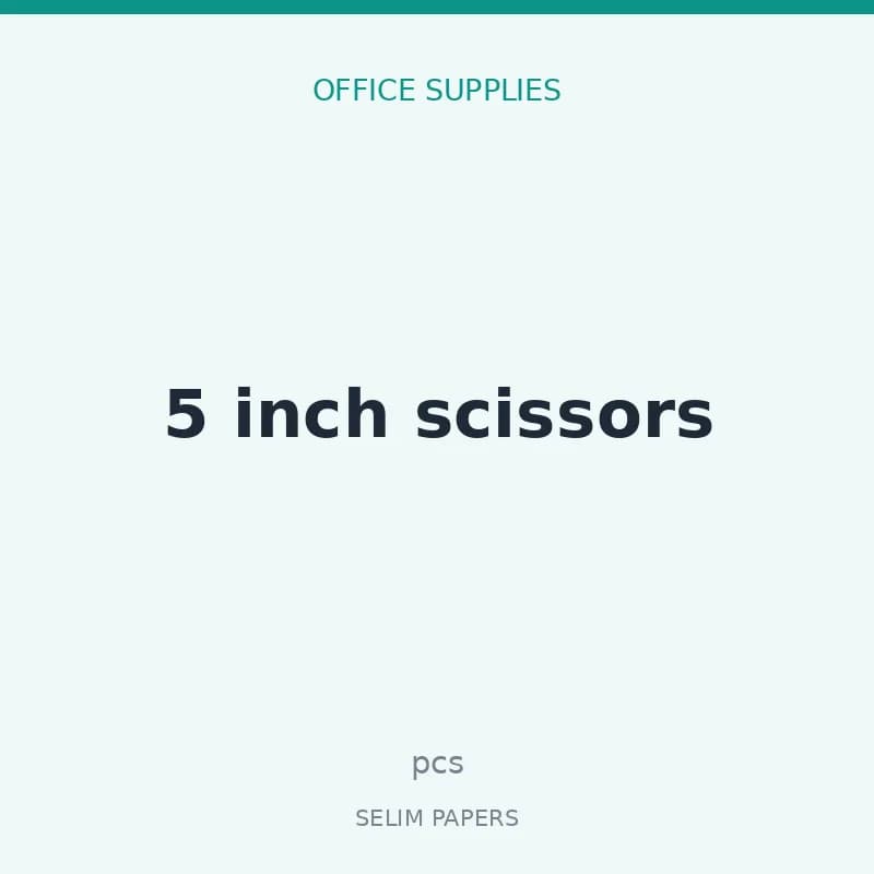 5 inch scissors - Image 1