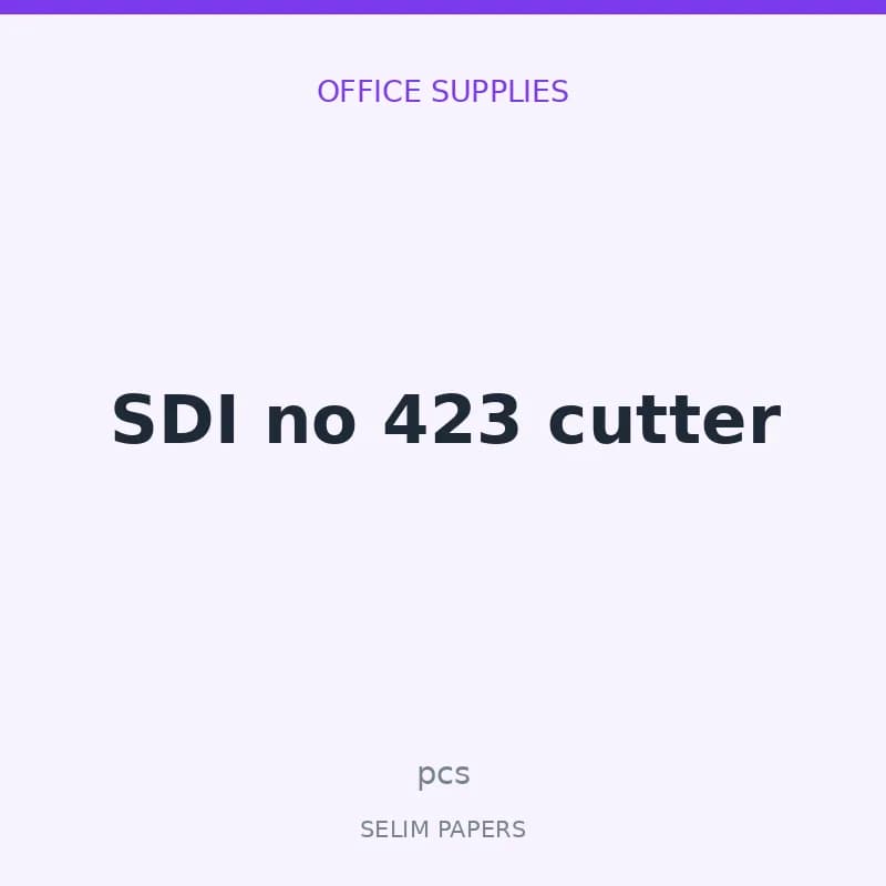 SDI Anti Cutter knife no 0423 - Image 1