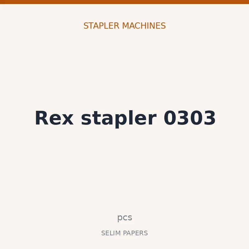 Rex stapler 0303 - Image 1