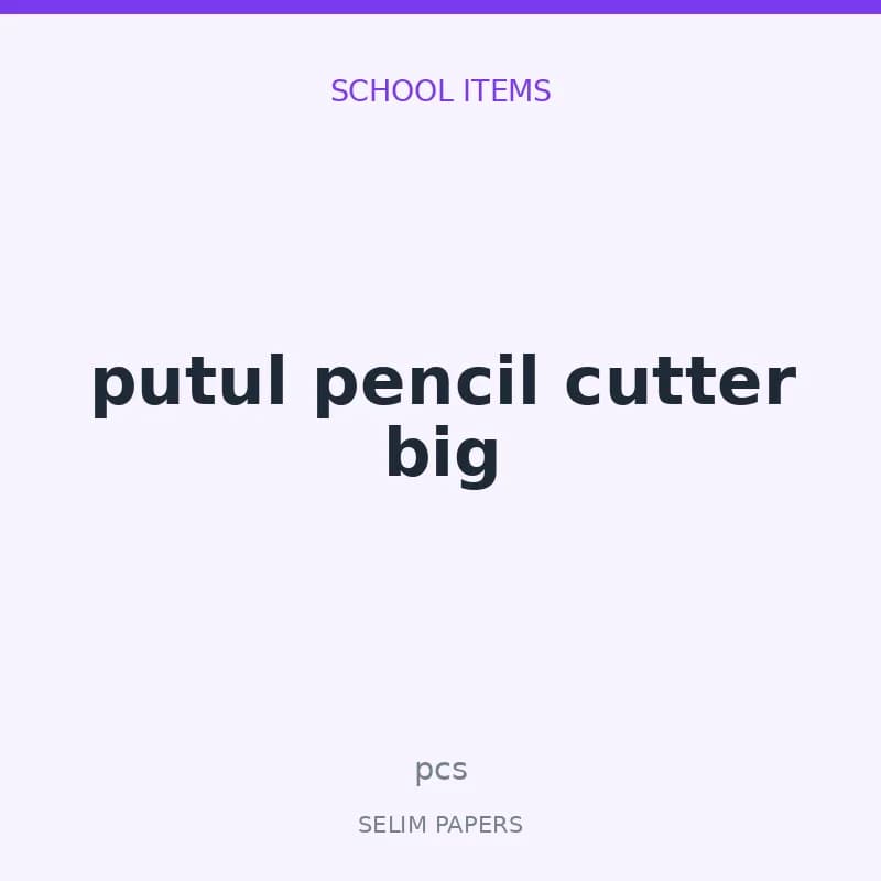 putul pencil cutter big Q881 - Image 1