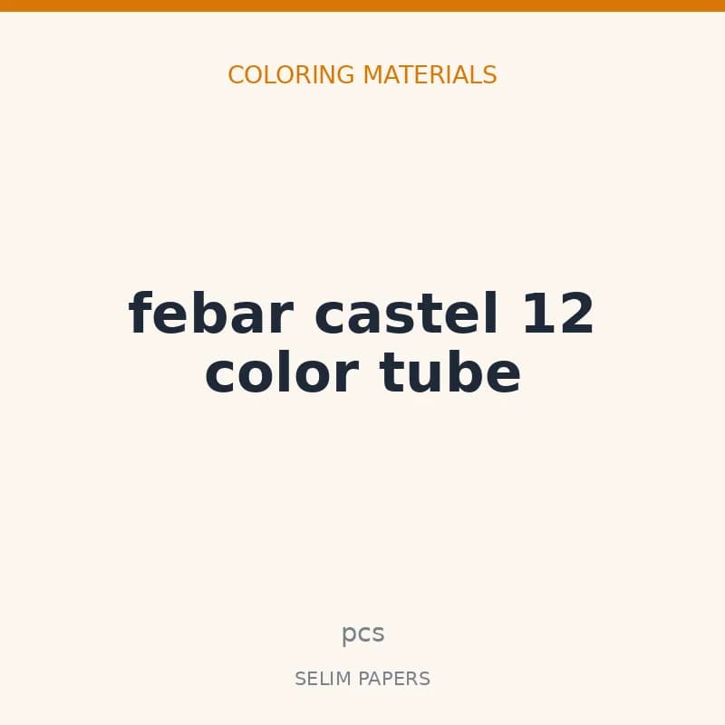 febar castel 12 color tube - Image 1