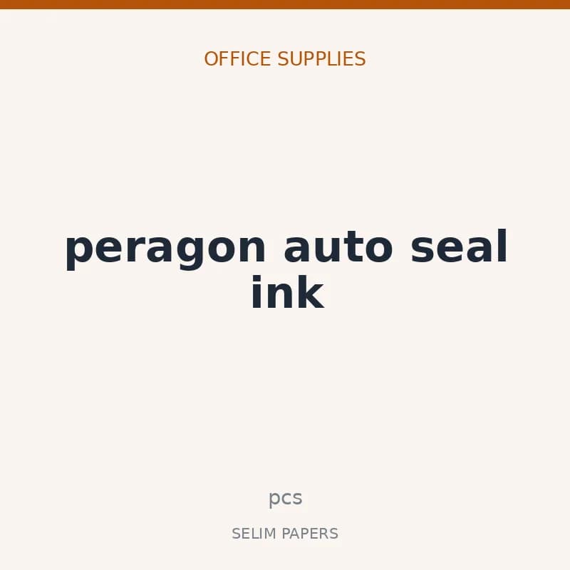 peragon auto seal ink 70 ml - Image 1