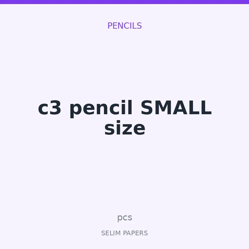 c3 pencil SMALL size - Image 1