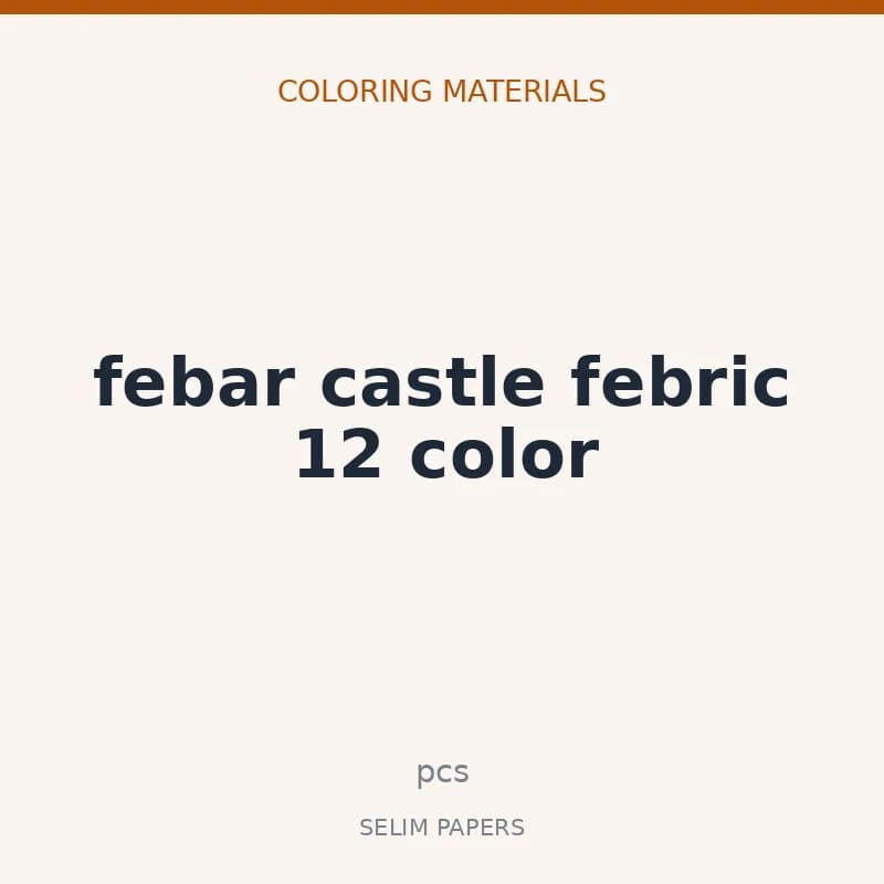 febar castle febric 12 color - Image 1