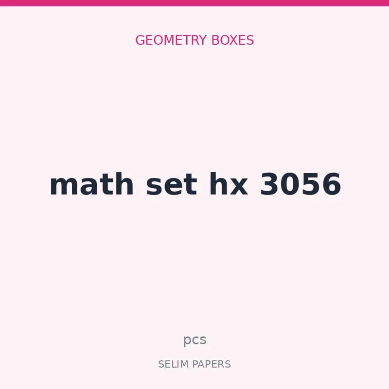 Good luck math set hx 3056 chada