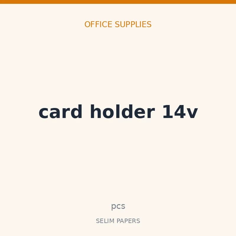card holder 14v - Image 1