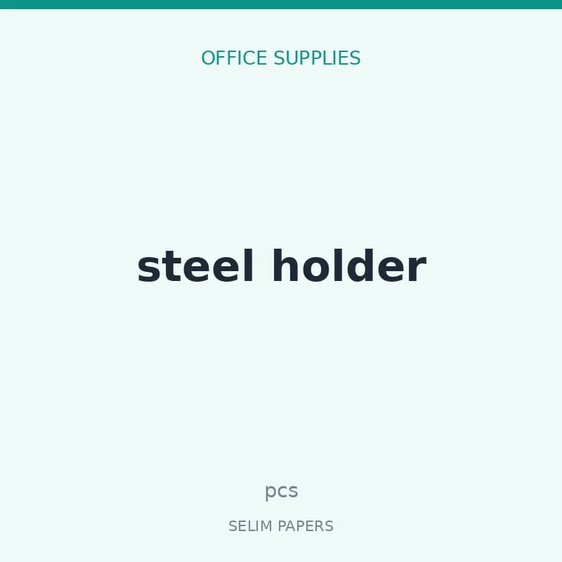 steel holder - Image 1