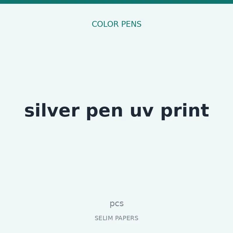 silver pen uv print - Image 1