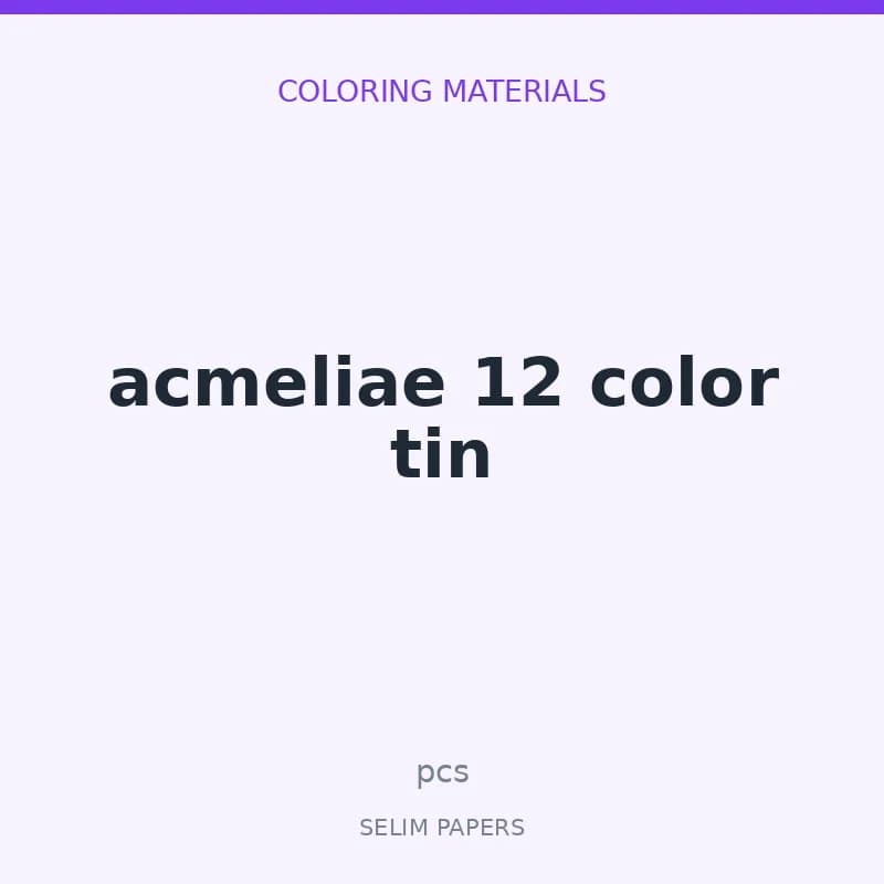 acmeliae 12 color tin - Image 1