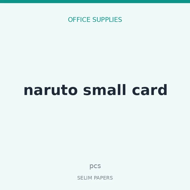 naruto small card - Image 1