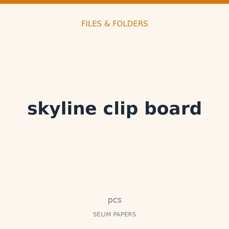 skyline paper clip board - Image 1