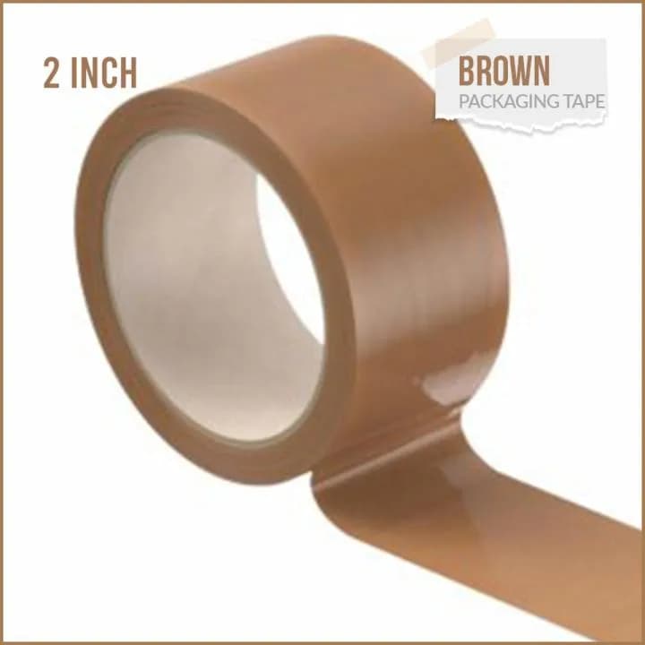 2 inch khaki tape 25Y - Image 1