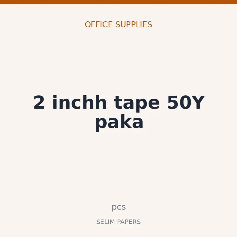2 inchh tape 50Y paka - Image 1