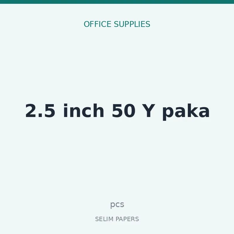 2.5 inch 50 Y paka - Image 1