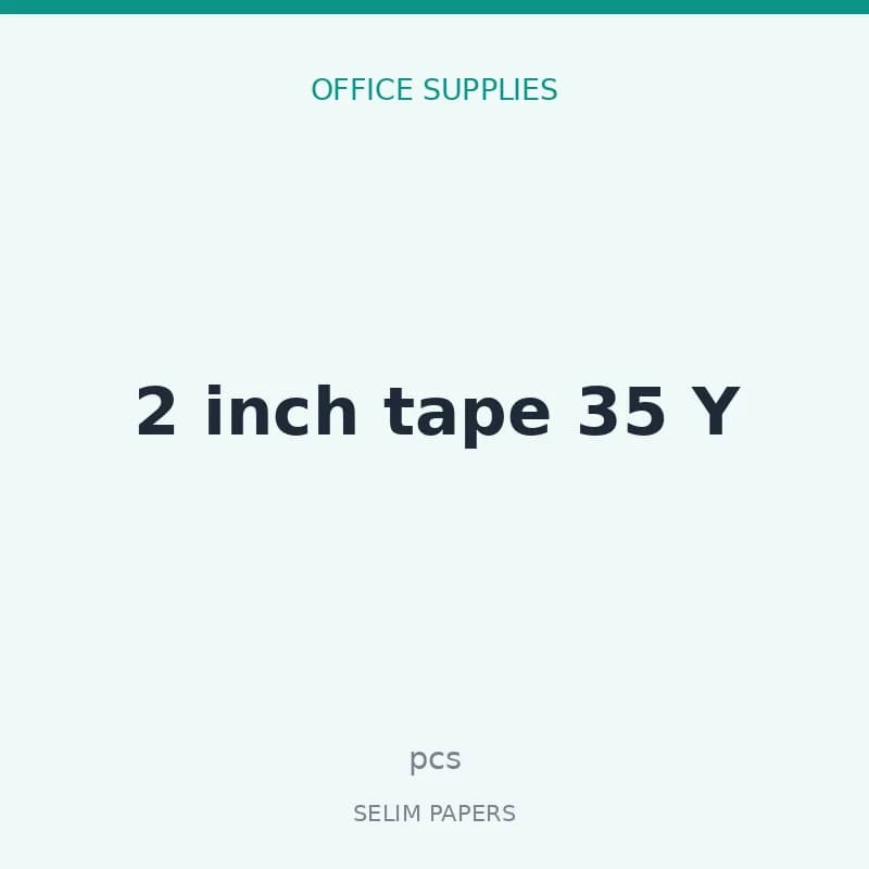 2 inch tape 35 Y - Image 1