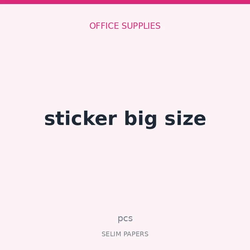 sticker big size - Image 1