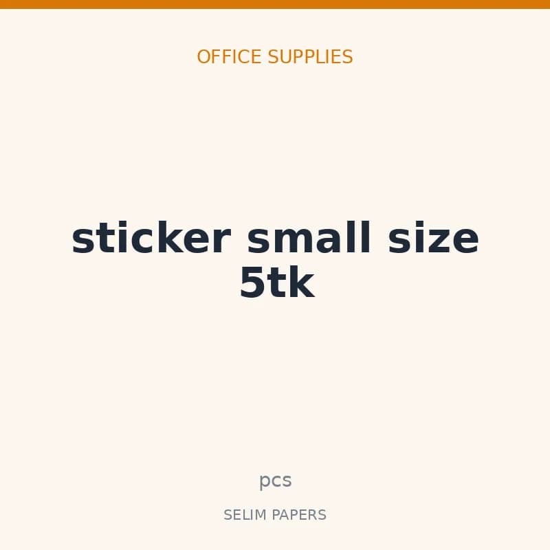 sticker small size 5tk - Image 1