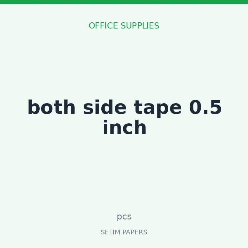 both side tape 0.5 inch - Image 1
