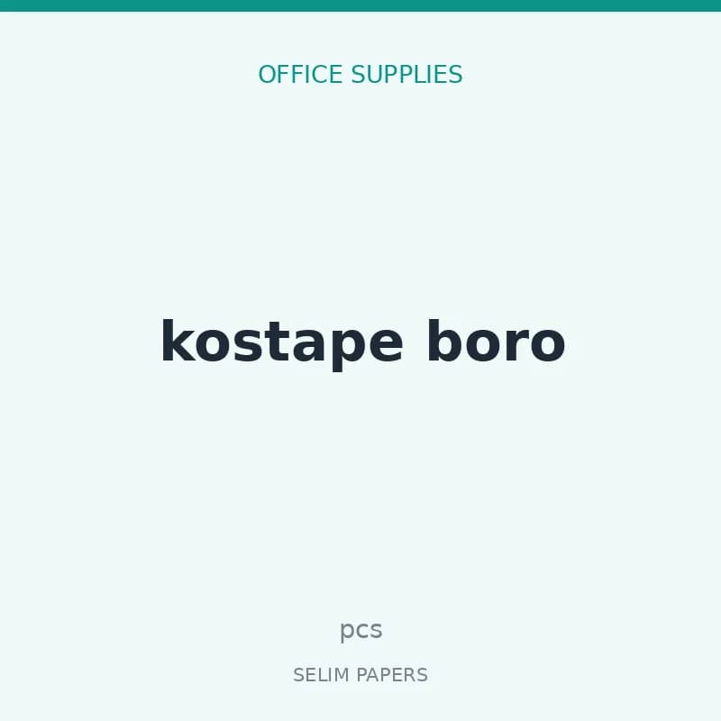 kostape boro - Image 1