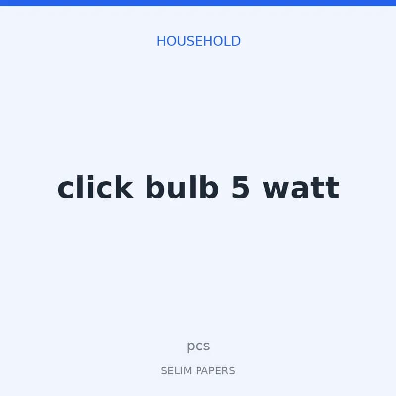 click bulb 5 watt - Image 1