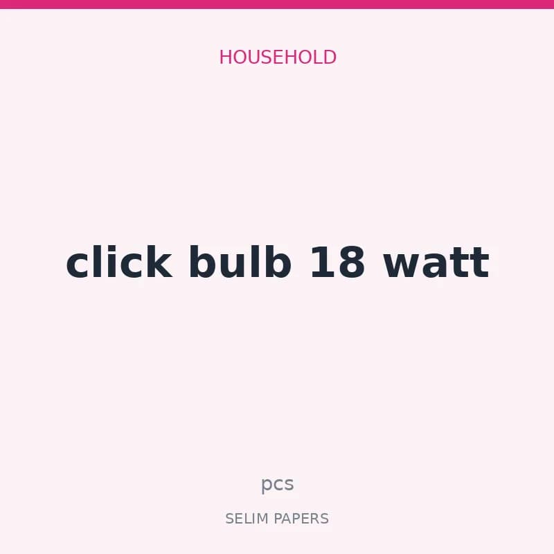 click bulb 18 watt - Image 1