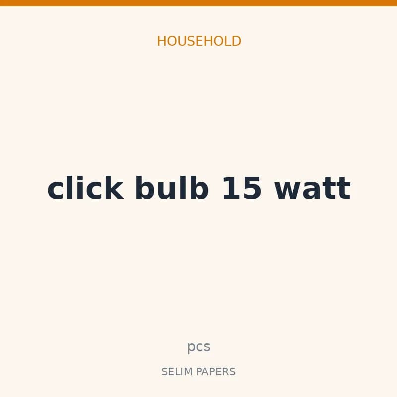 click bulb 15 watt - Image 1