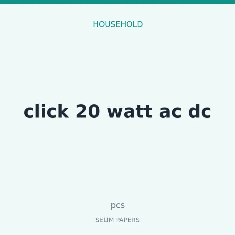 click 20 watt ac dc - Image 1