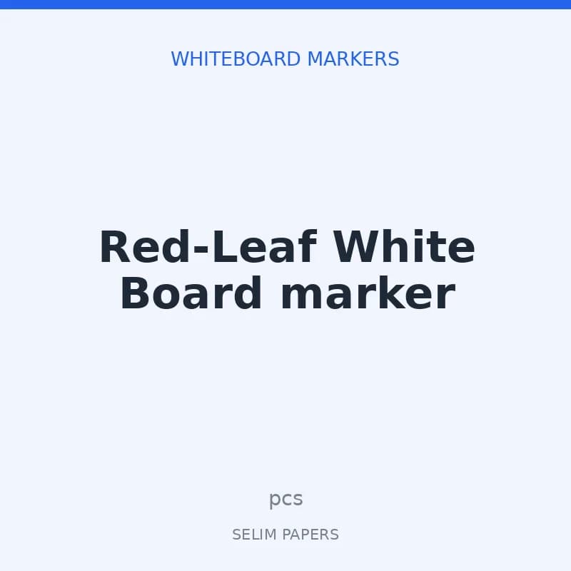 Red-Leaf White Board marker - Image 1