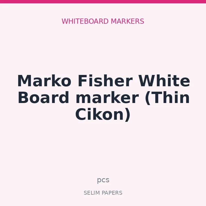 Marko Fisher White Board marker (Thin Cikon) - Image 1
