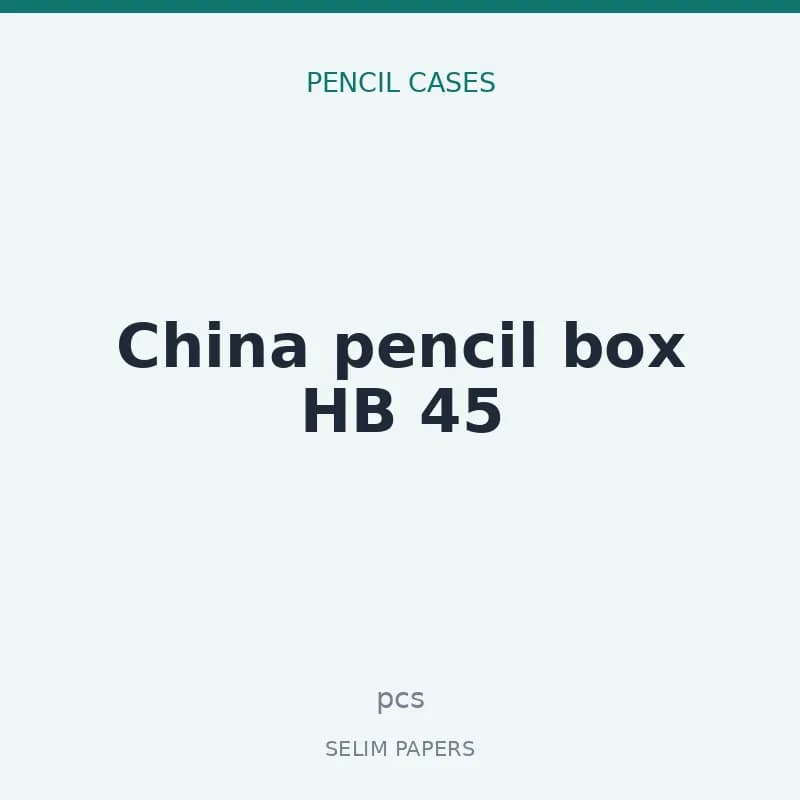 China pencil box HB 45 - Image 1