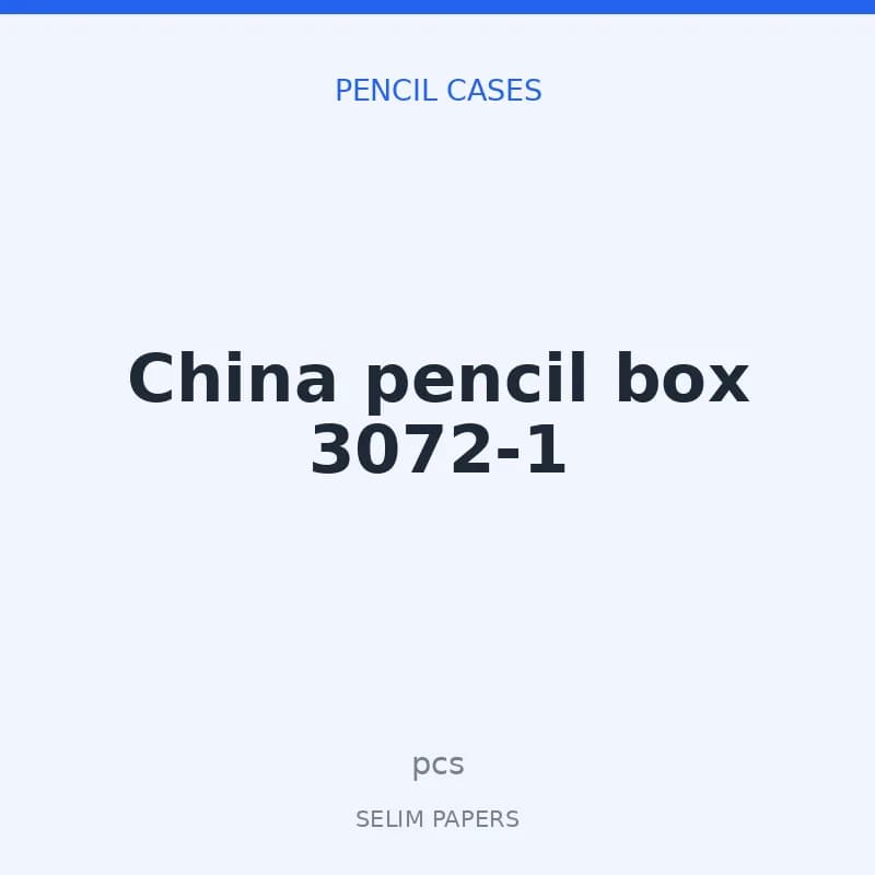 China pencil box 3072-1 - Image 1