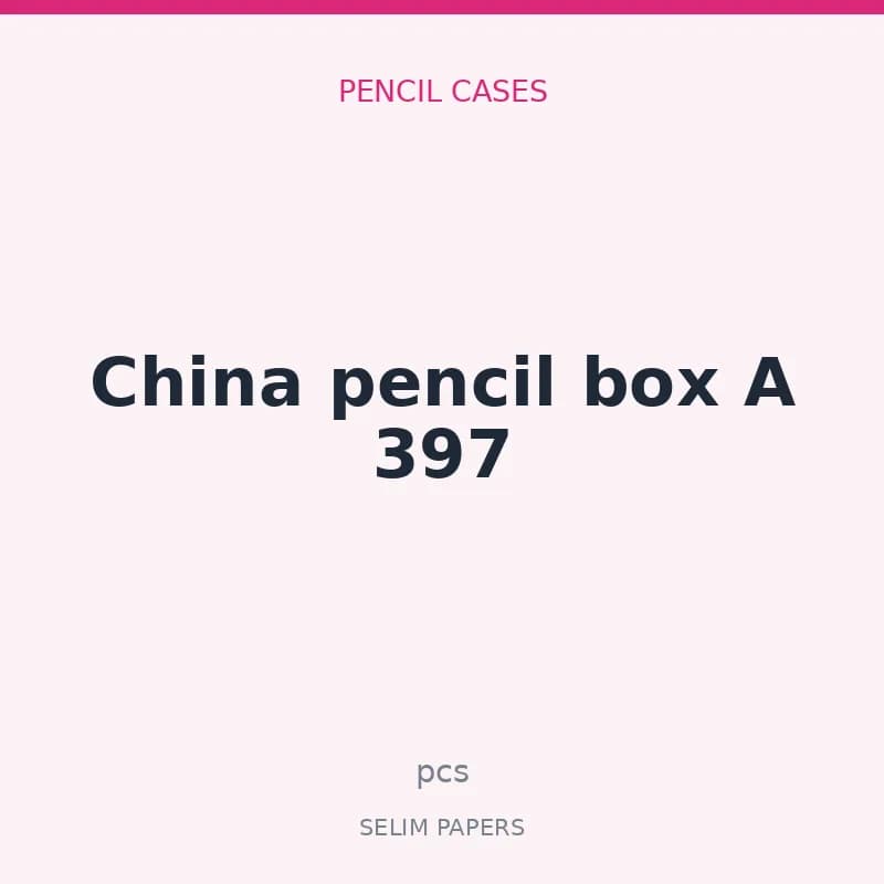 China pencil box A 397 - Image 1