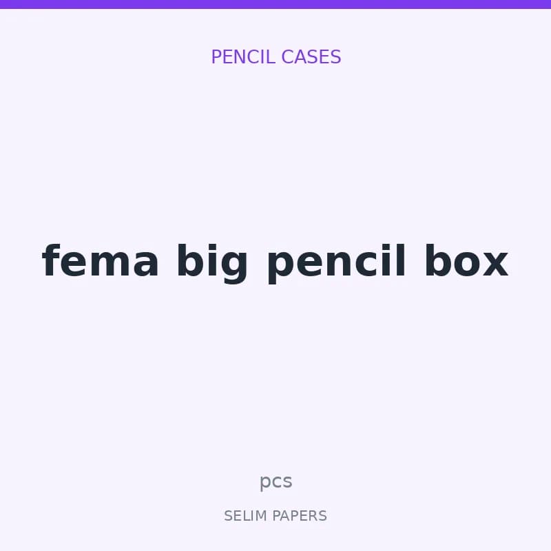 fema small  pencil box - Image 1