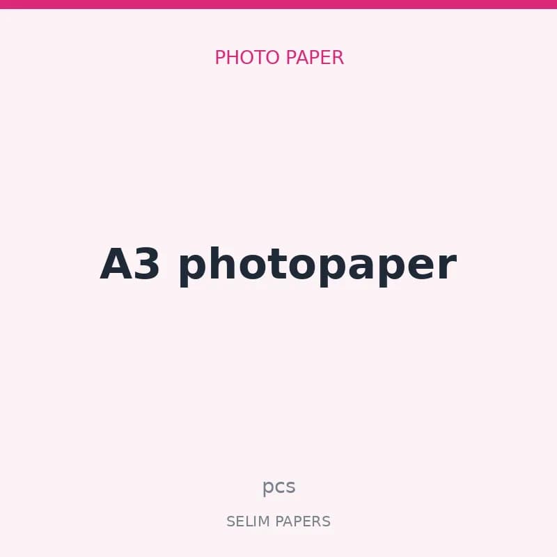 A3 photopaper