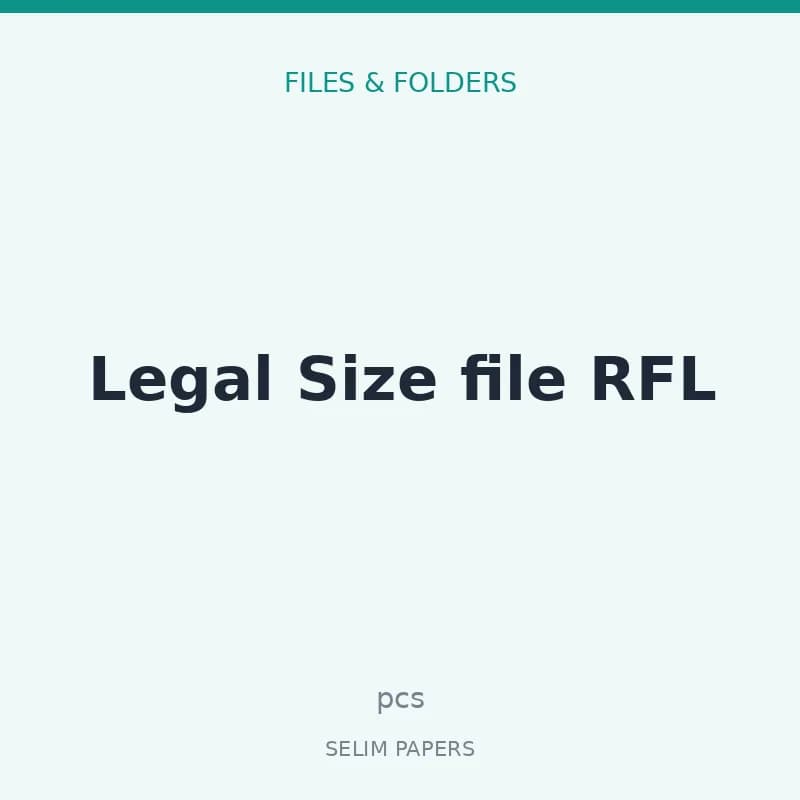 Legal Size file  RFL - Image 1
