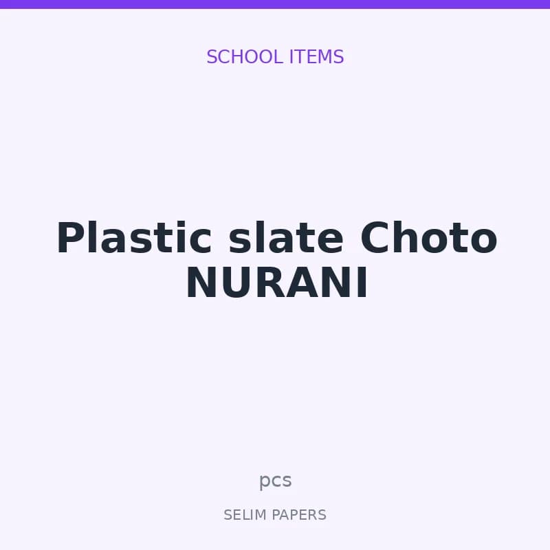 Plastic slate Choto NURANI - Image 1