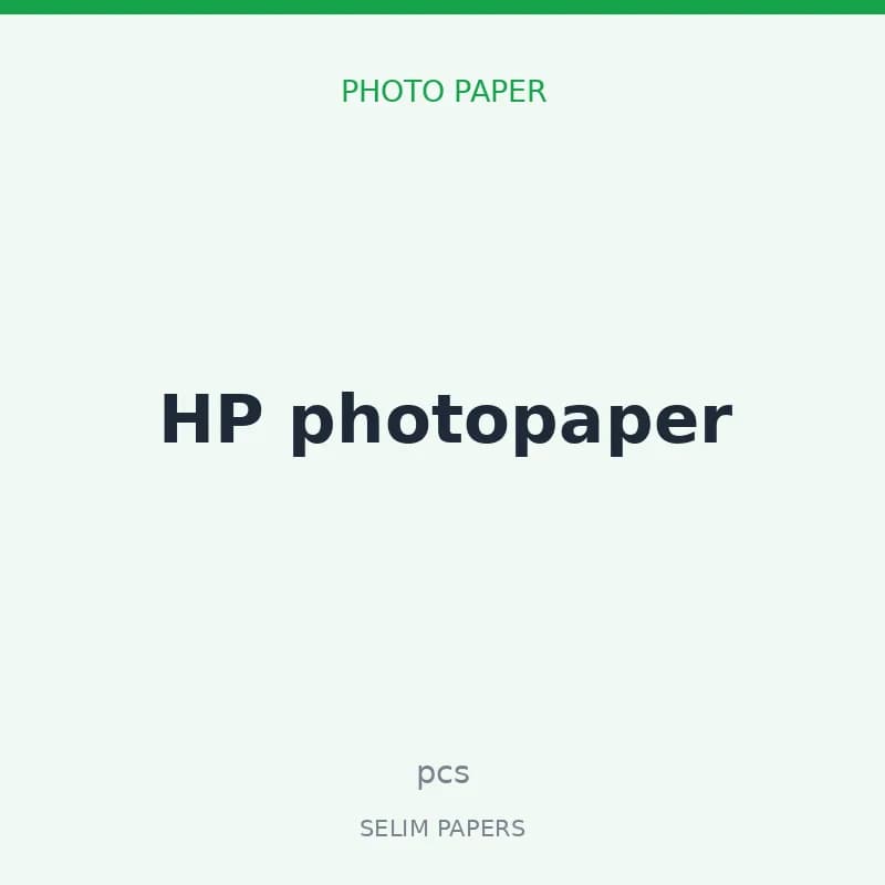 HP photopaper