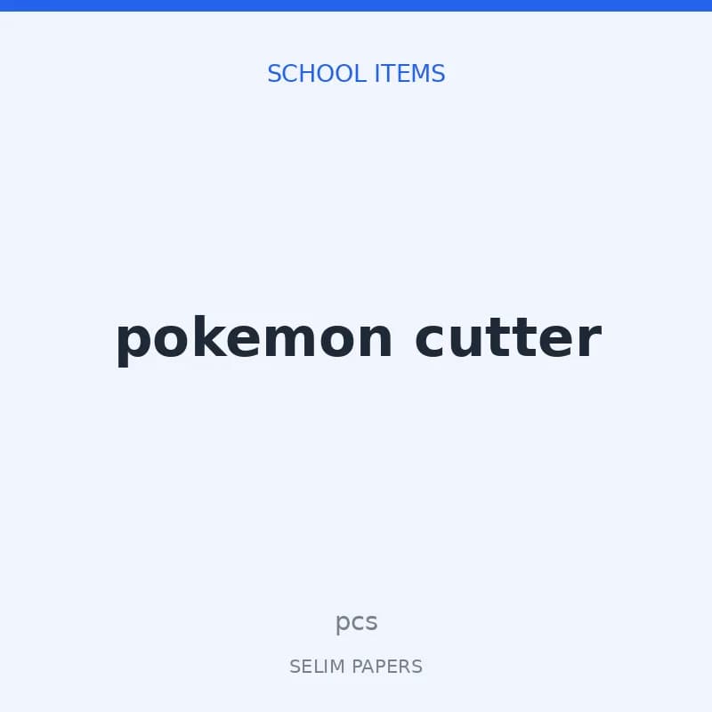 pokemon cutter - Image 1