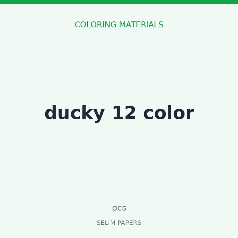 ducky 12 color - Image 1